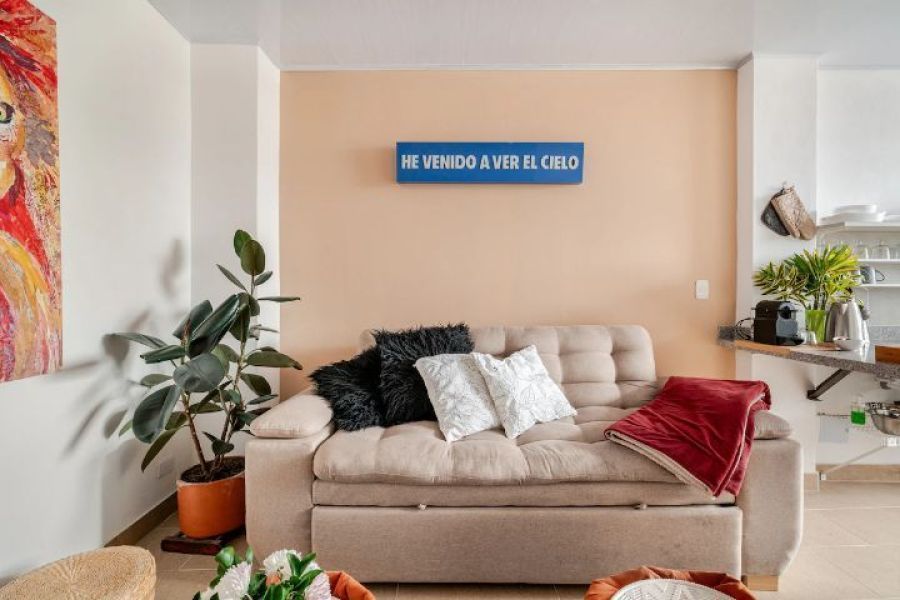 Interior del apartamento Café
